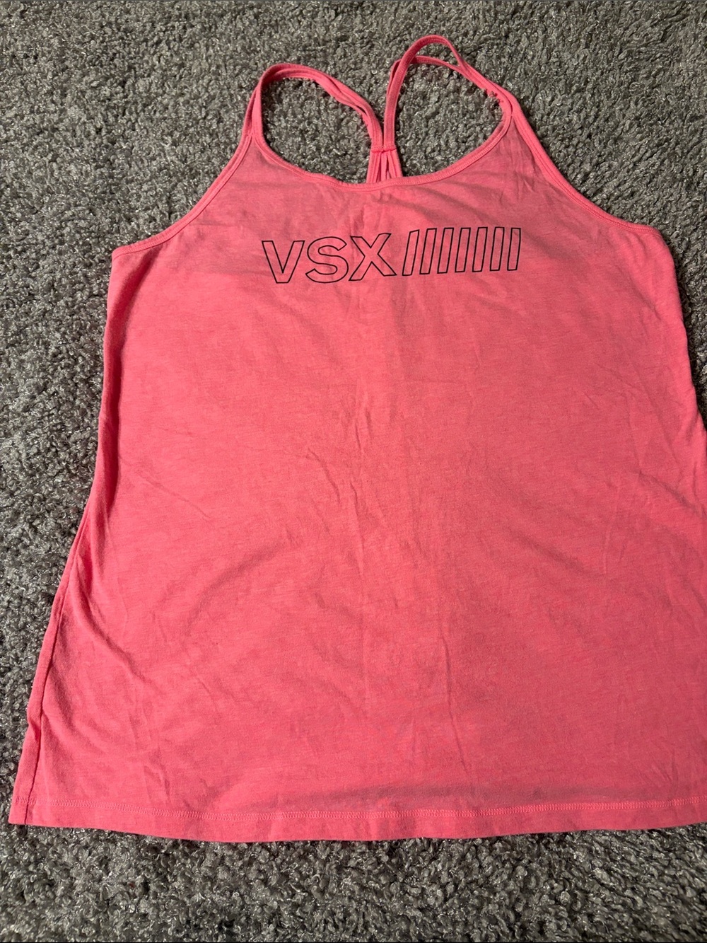 VSX Coral Pink Racerback Tank Top